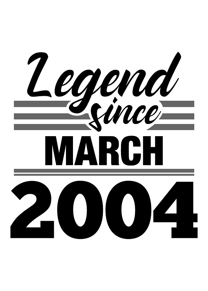 Legend Since March 2004