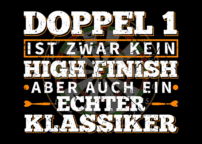 Dart Spruch Dartscheibe