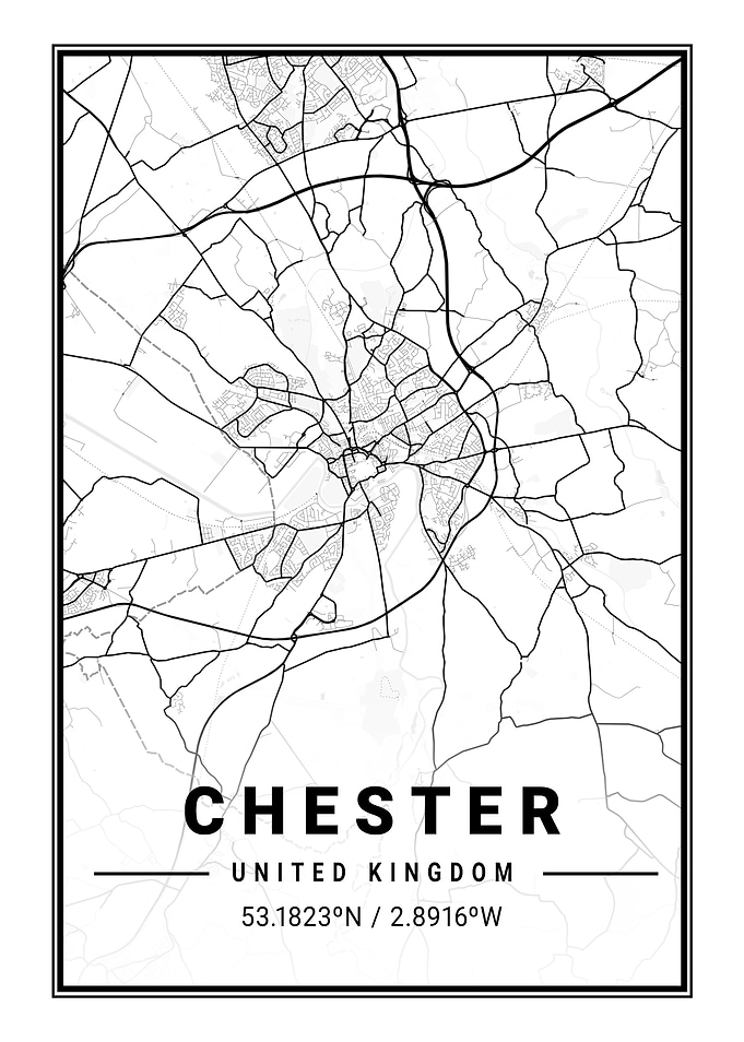 Chester Light City Map