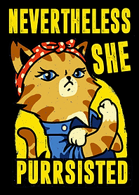Cat She Purrsisted