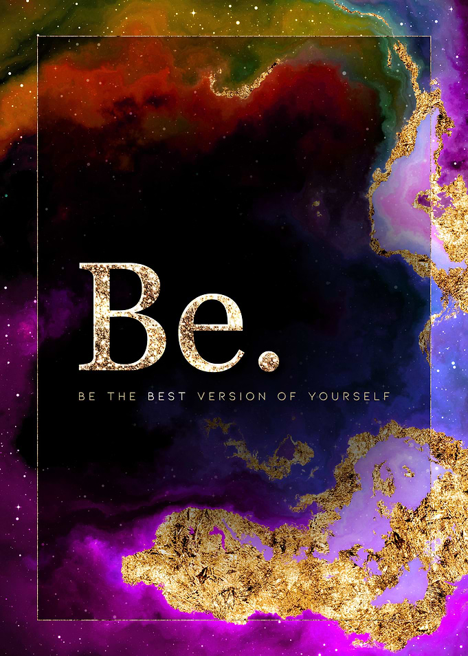 Be Motivational Gold Art