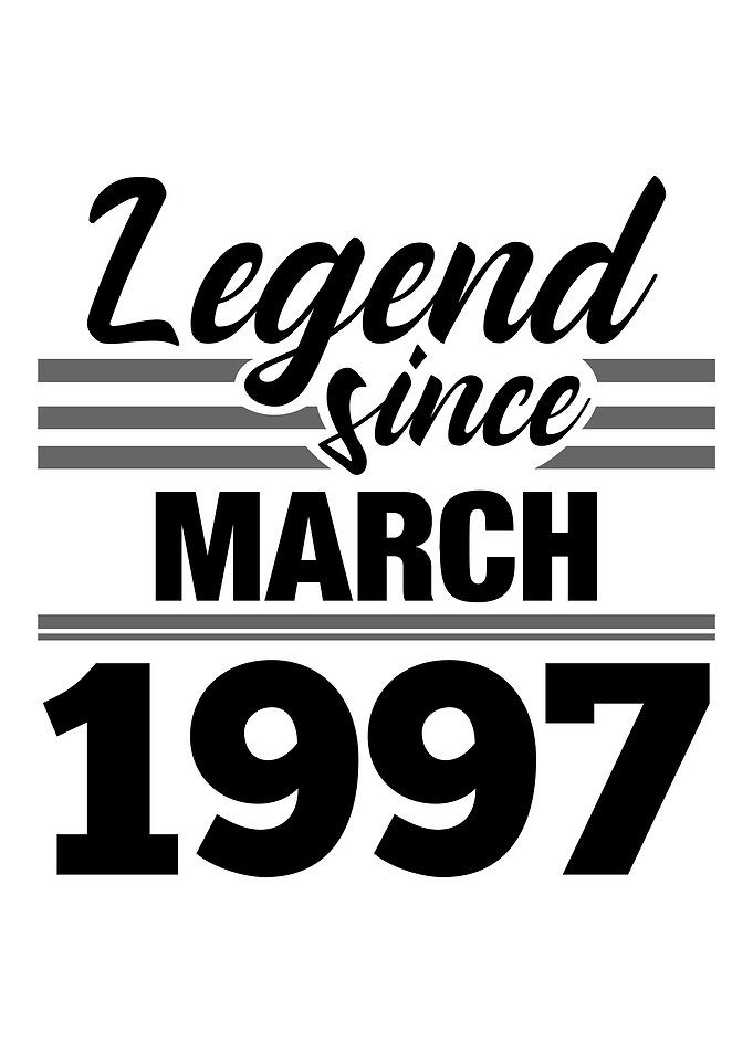 Legend Since March 1997