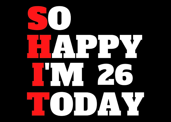 26th birthday party years