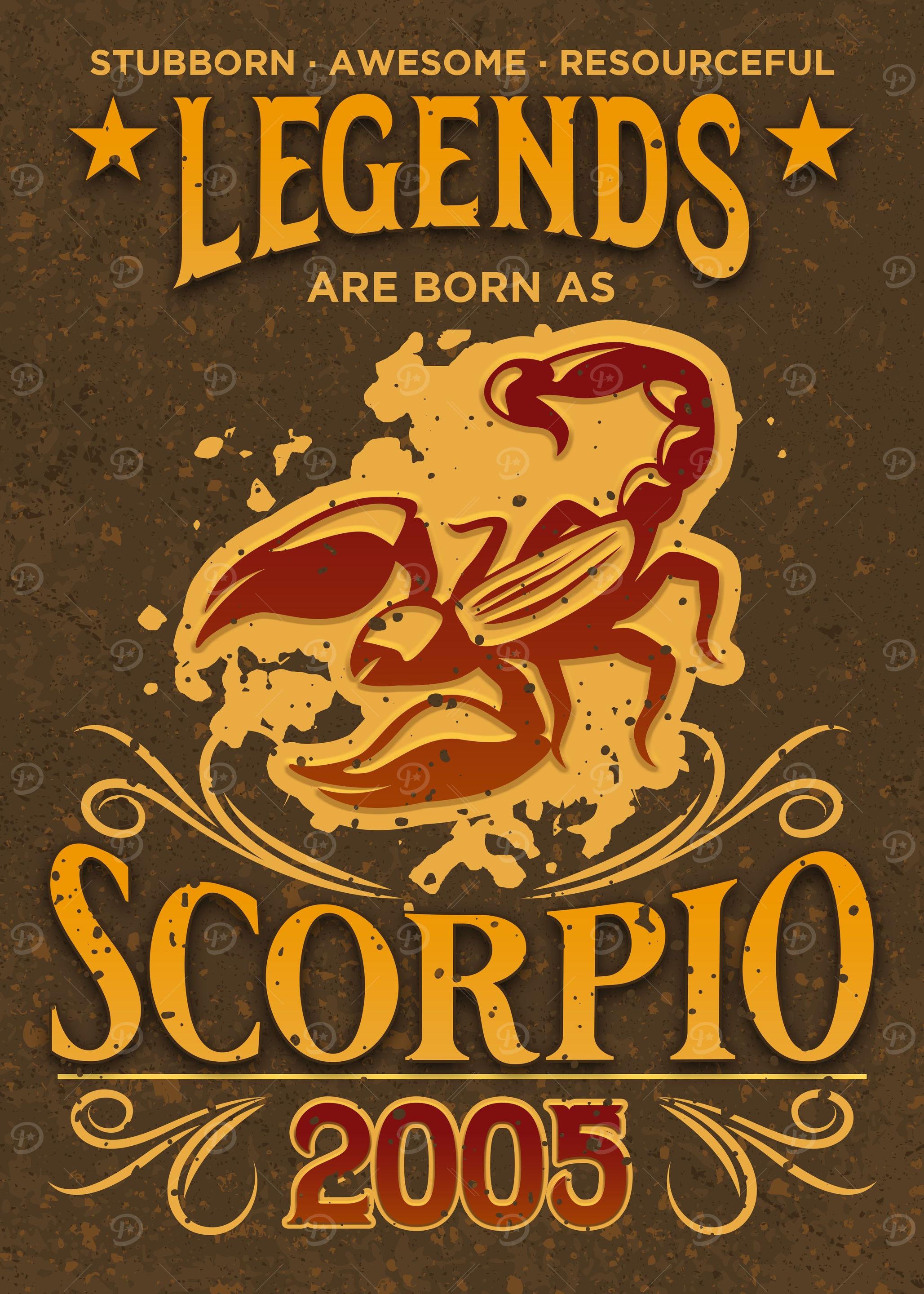 Born As Scorpio 2005 Gift
