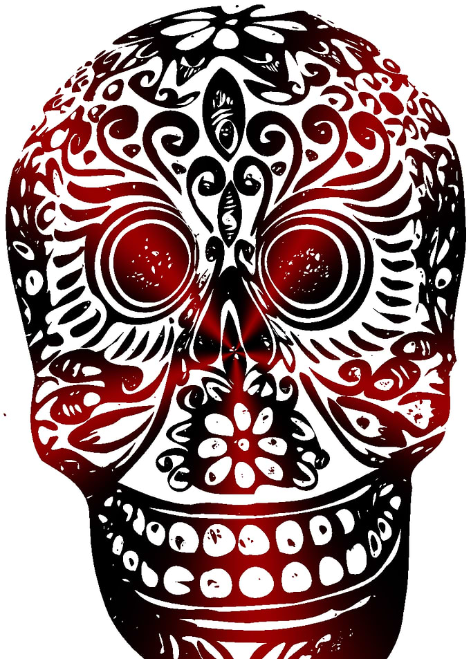 White Sugar Skull
