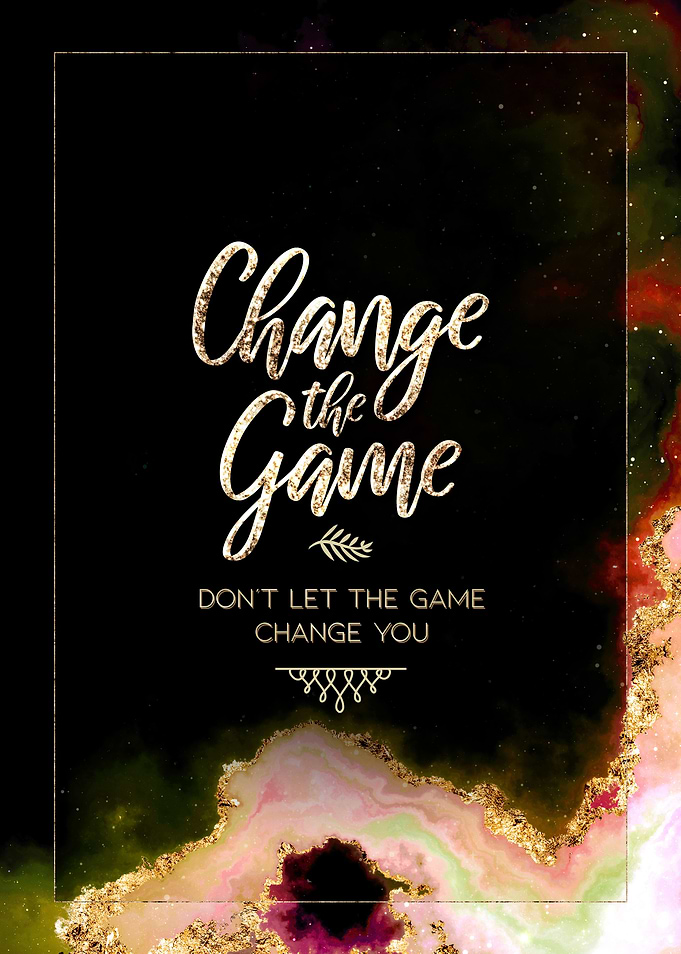 Change the Game Gold Art