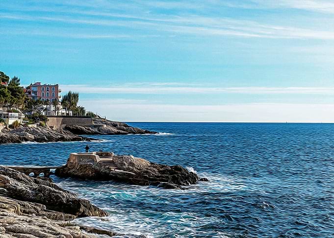 Seacoast of Riviera