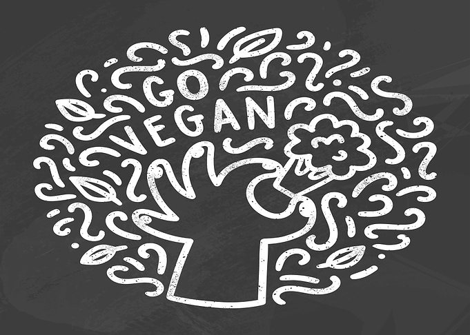 Vegan Black And White