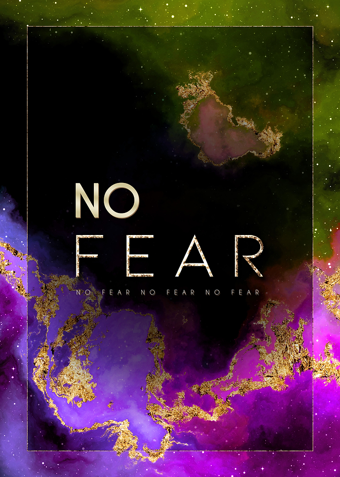 No Fear Motivational Art