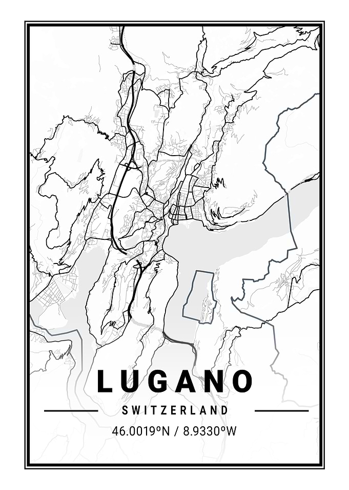 Lugano Light City Map