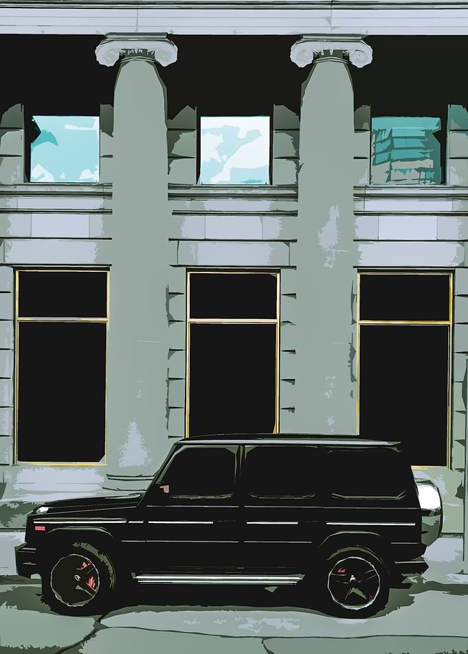 G wagon Classical car Art