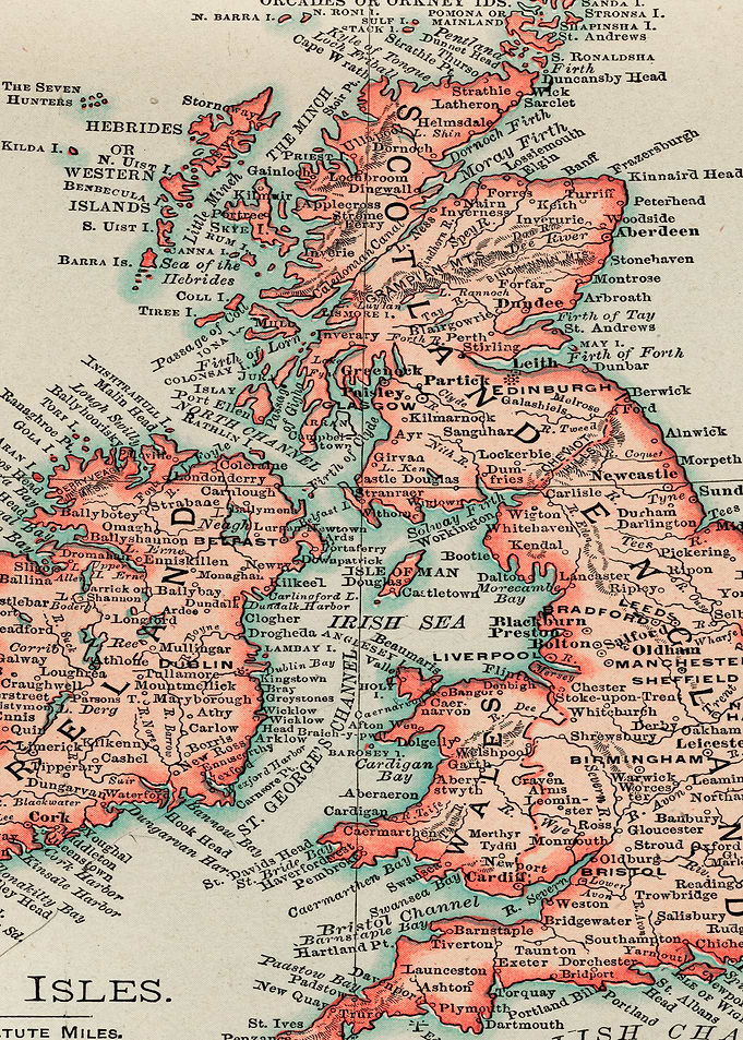 British Isles Vintage Maps