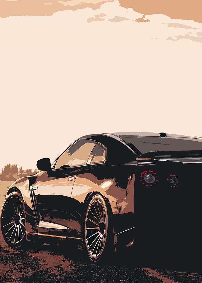 Almighty Nissan GTR Art
