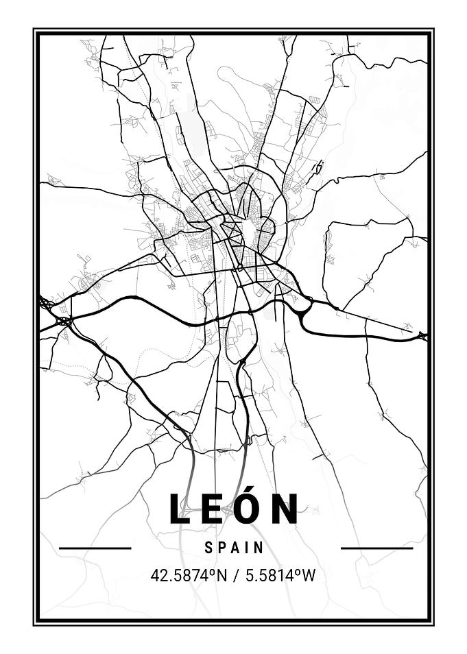 Leon Light City Map