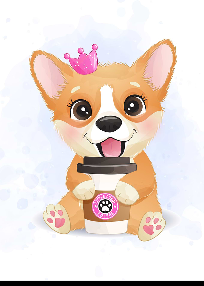 Cute little corgi