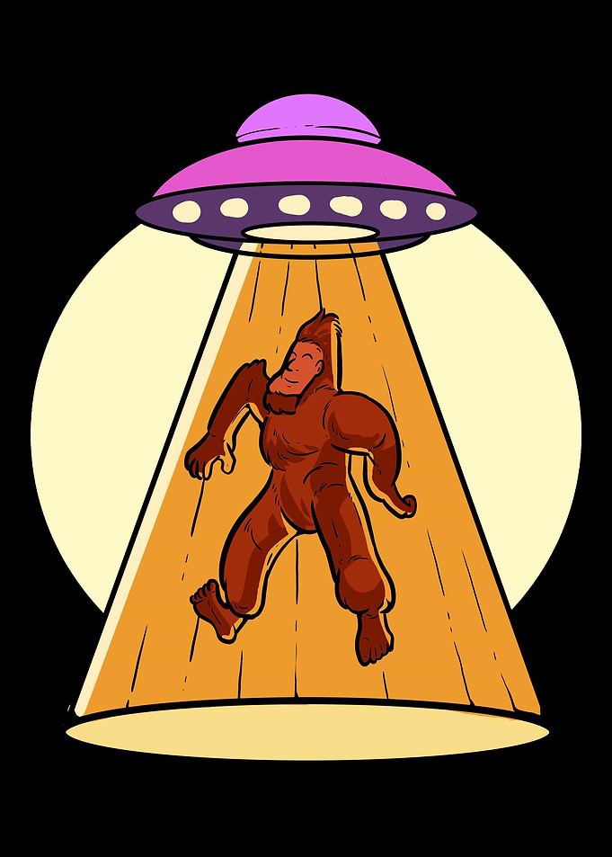 Bigfoot Alien UFO Alien Fa