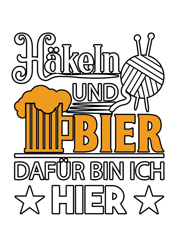 Crochet and Beer Here
