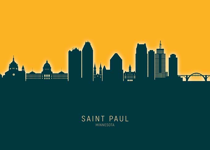 Saint Paul Skyline