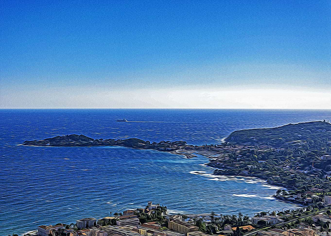 Seacoast of Cap Ferrat