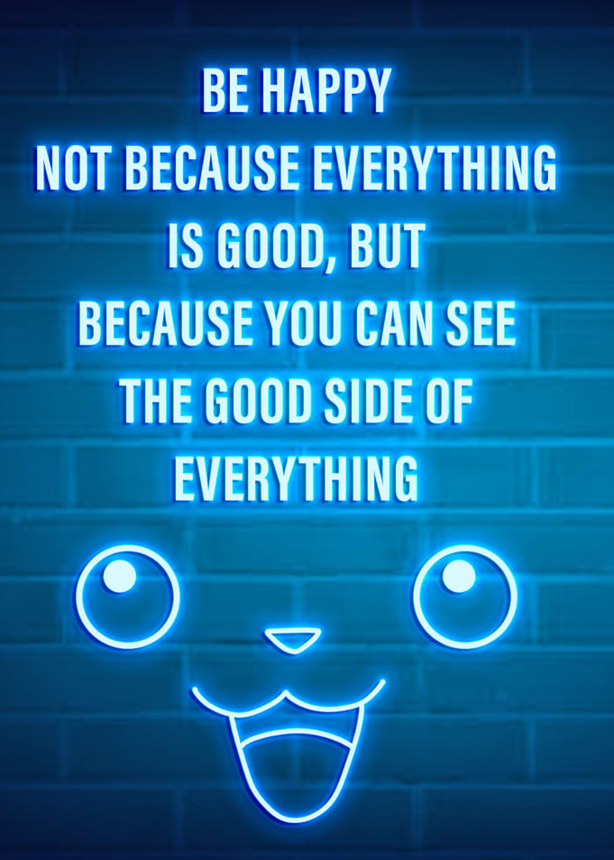 be happy