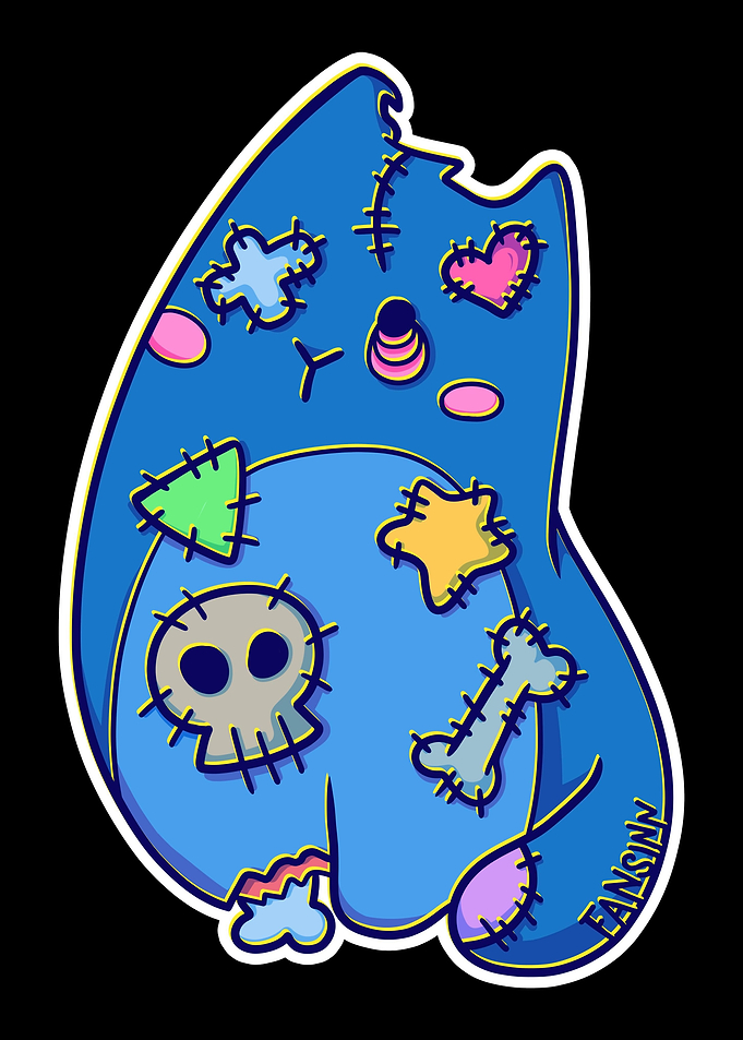 Cat Zombie Halloween Kitty