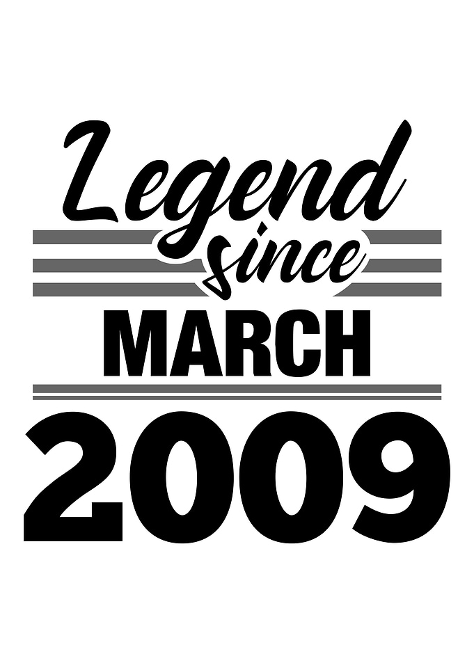 Legend Since March 2009