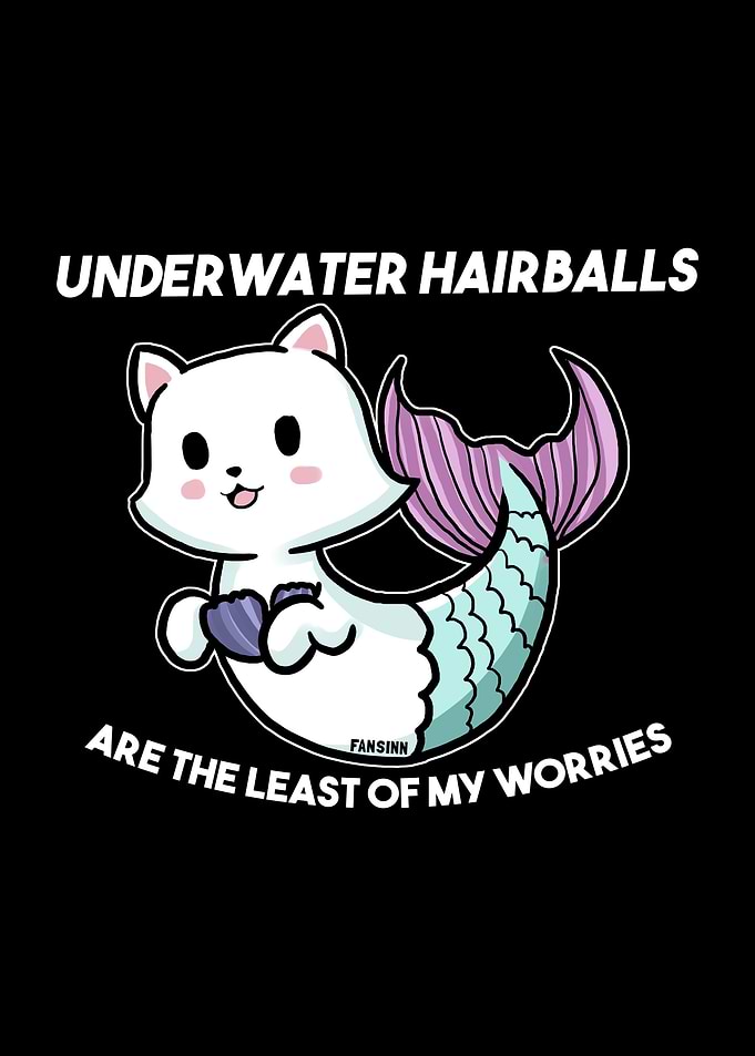 Cat Mermaid Sea Magic Merm