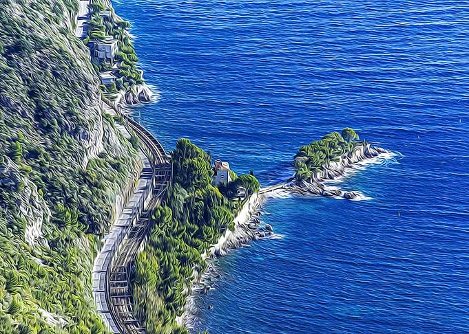 Seacoast of Eze