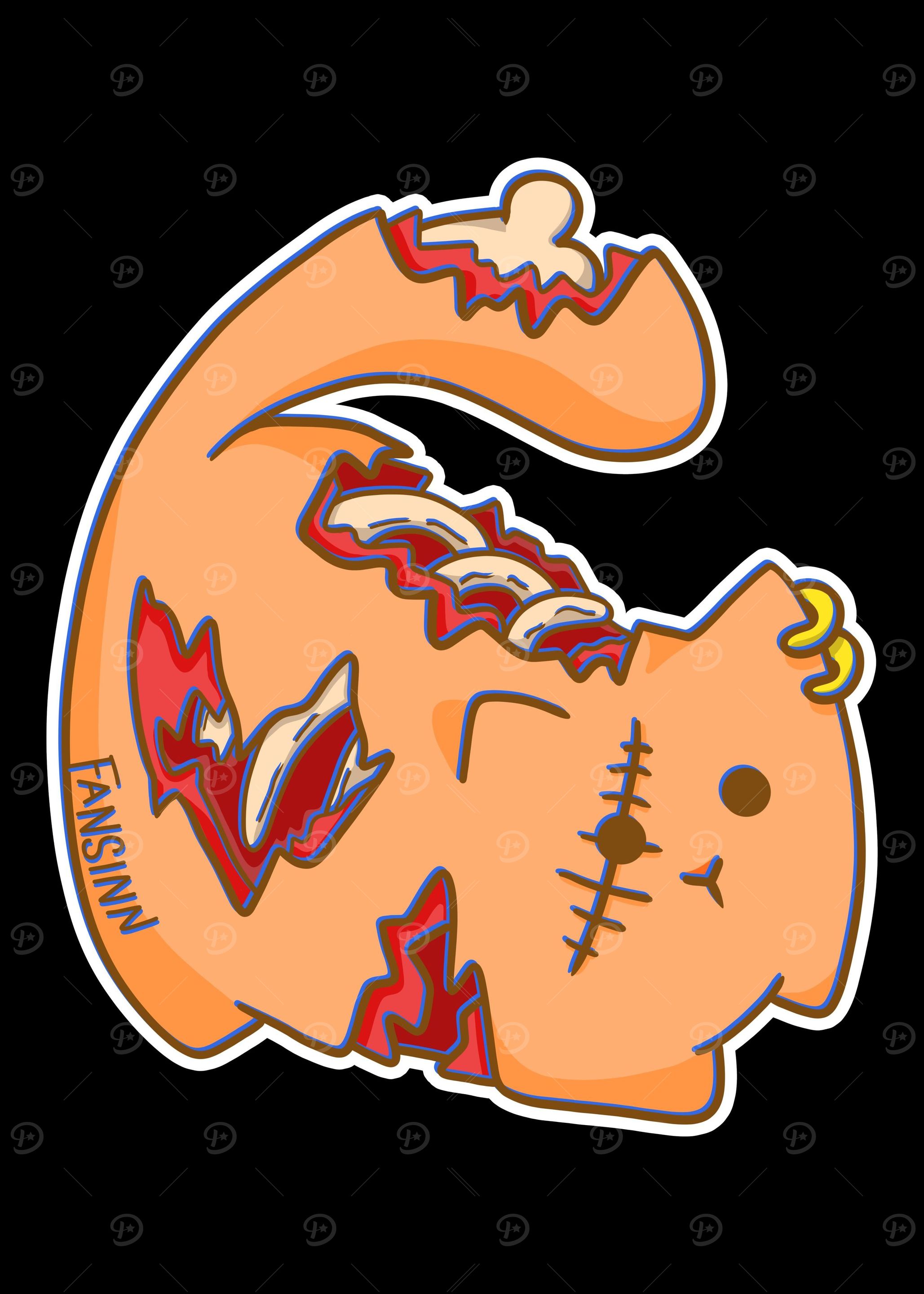Cat Zombie Halloween Kitty