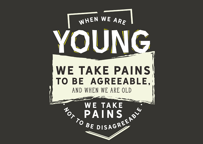 When we are young