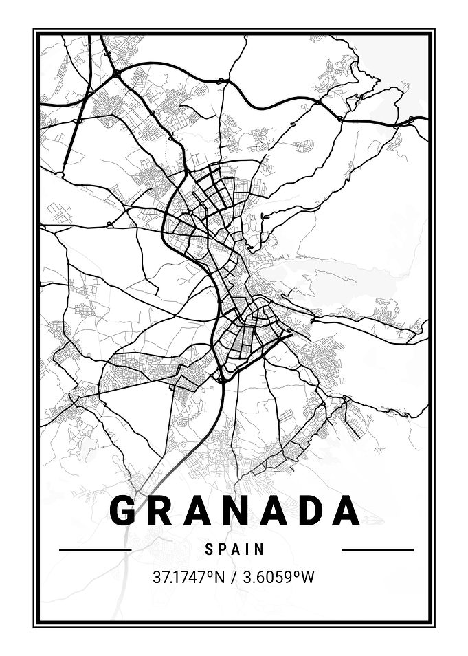 Granada Light City Map