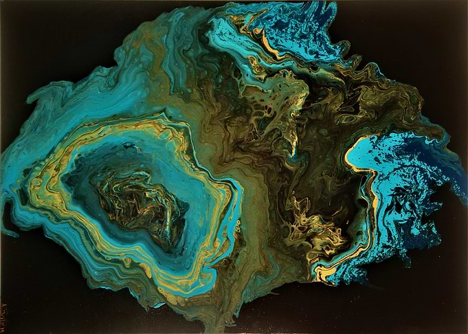 Turquoise Swirl