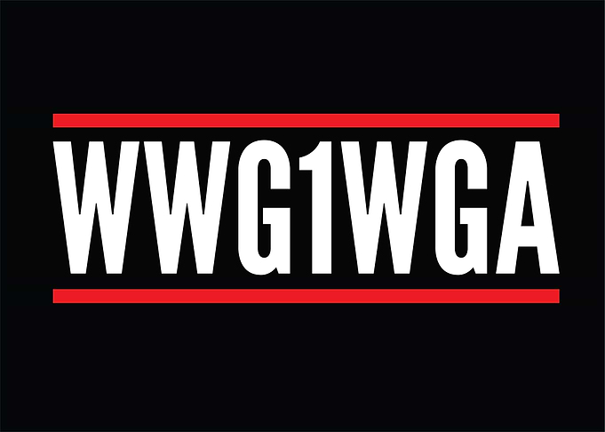 WWG1WGA We Are Q QAnon Q