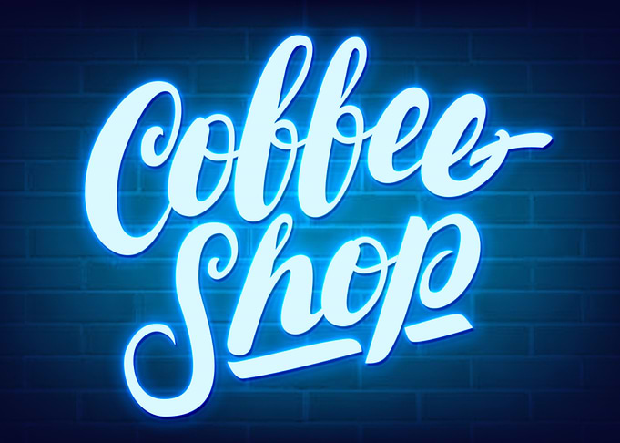 Coffee shop sign