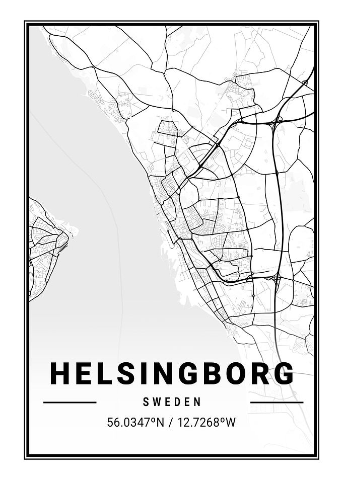 Helsingborg Light City Map