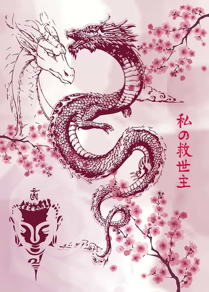 pink dragon