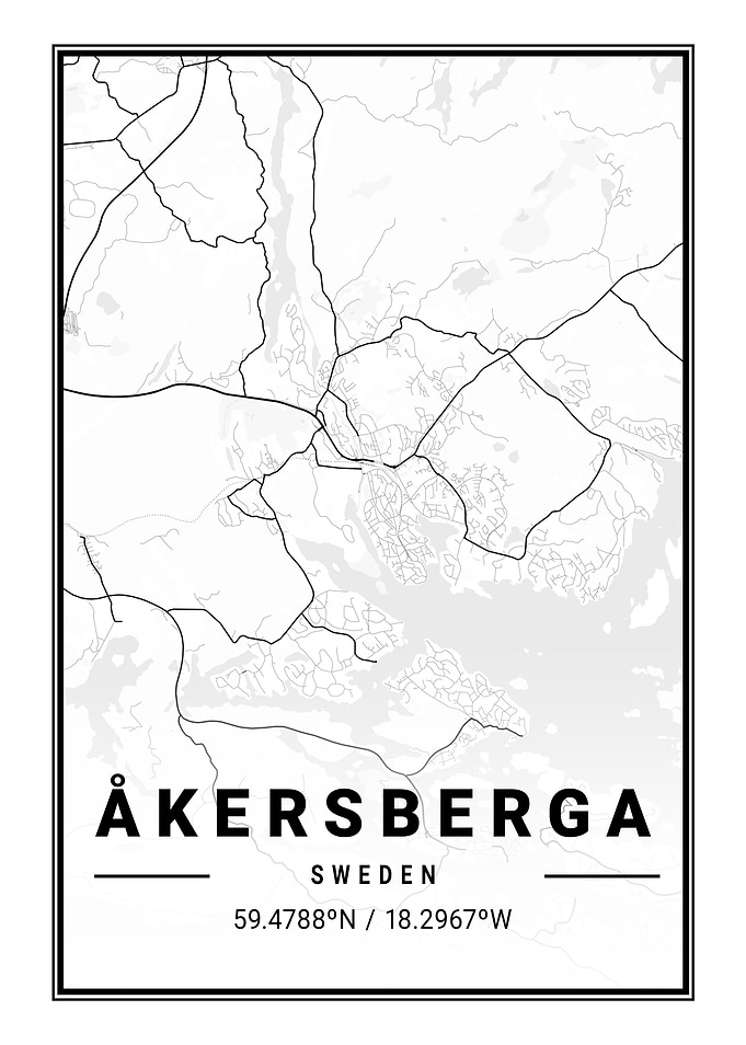 Akersberga Light City Map