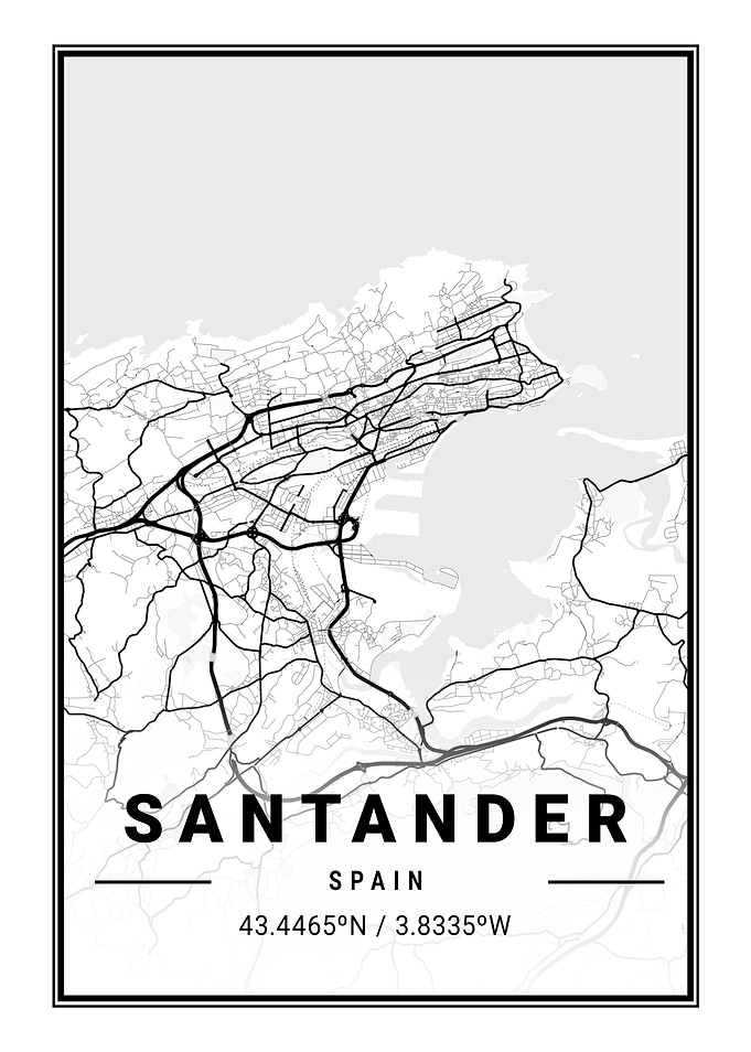 Santander Light City Map