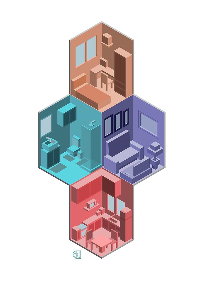 Isometric House 16