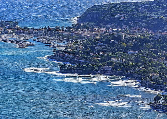 Seacoast of Cap Ferrat