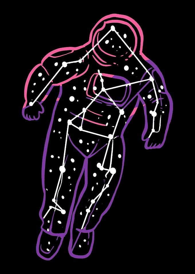 Astronaut Constellation As