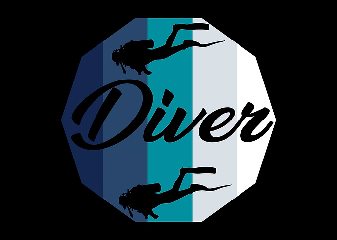 Retro Diver Scuba Diving