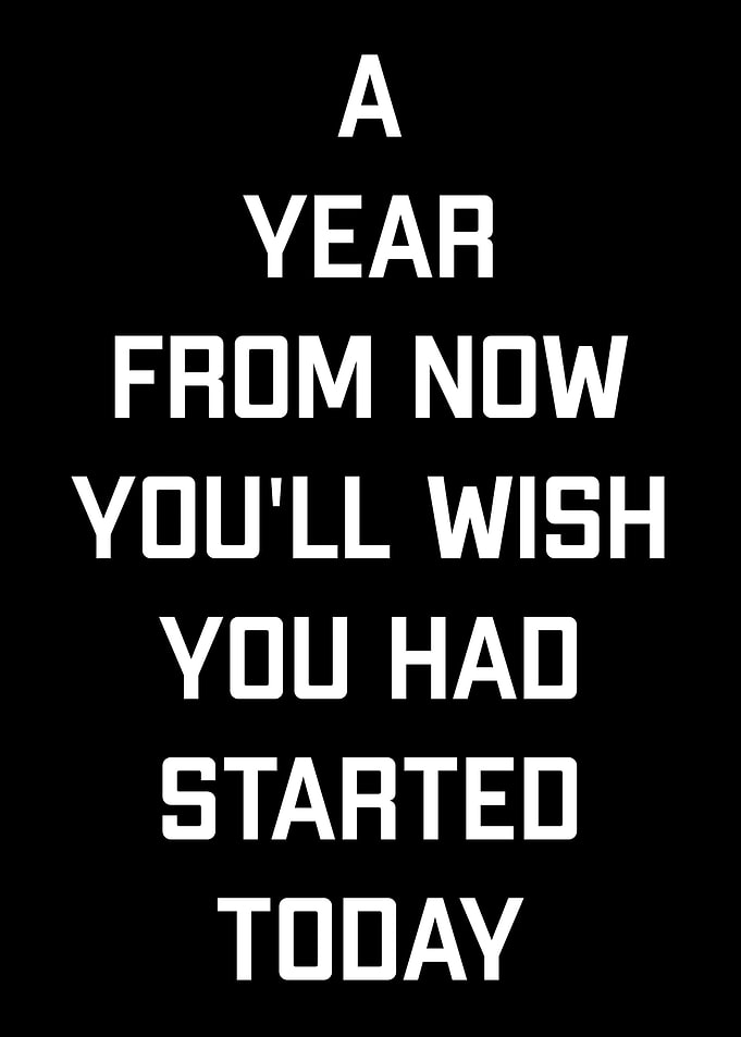 A Year Started Today