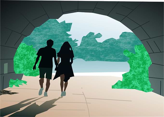 people walking