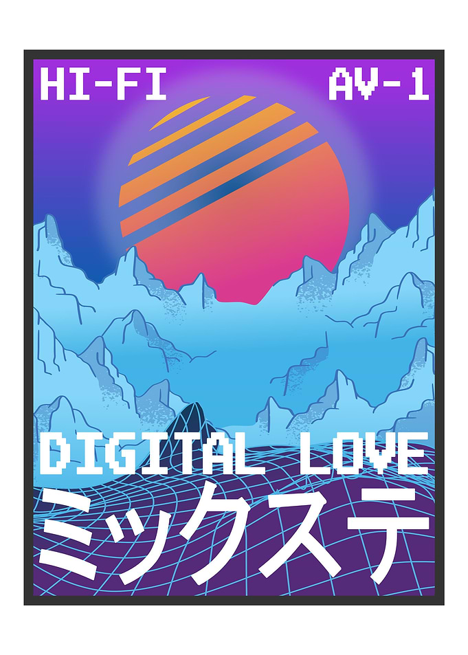Vaporwave Aesthetic Love