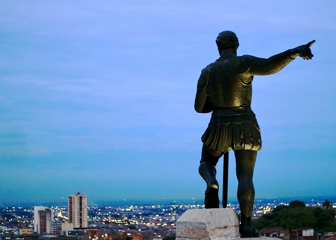 Cali Colonizer Statue