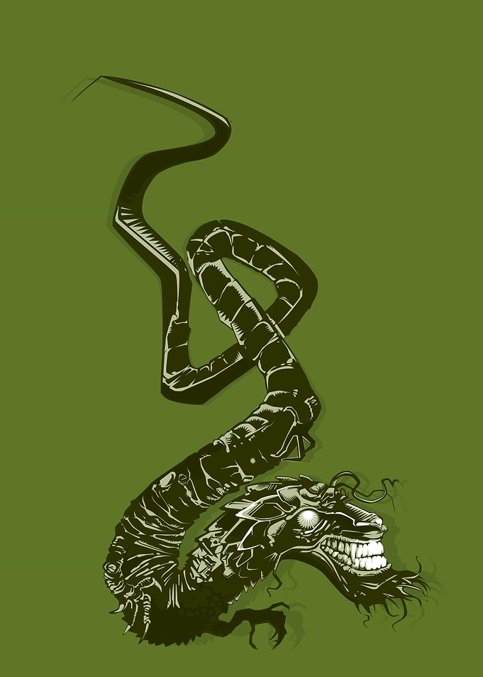 Asian Green Dragon