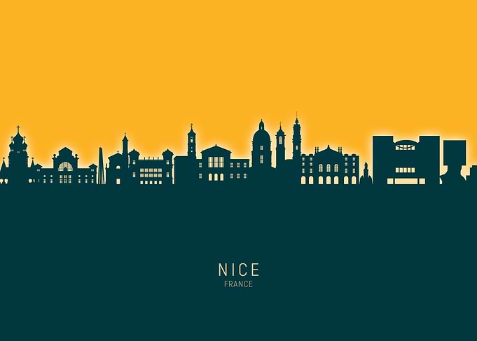 Nice Skyline France