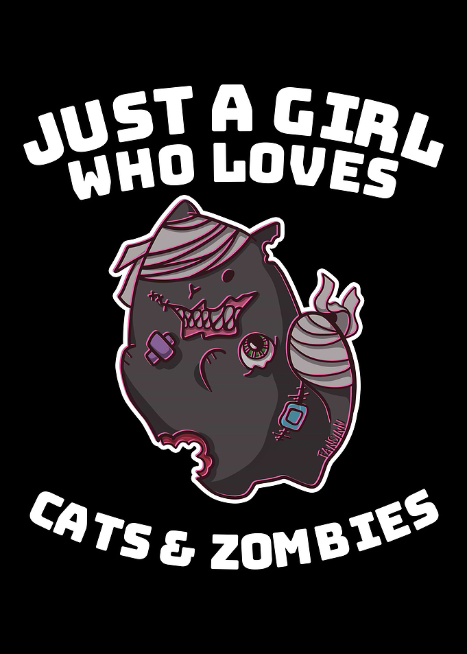 Cat zombie monster girl