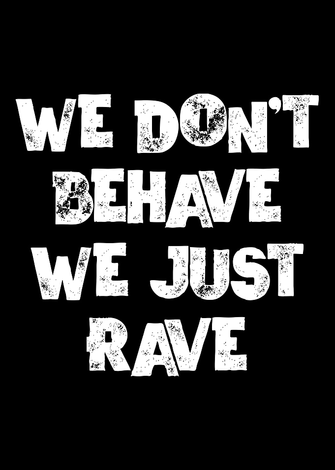 We Dont Behave Just Rave